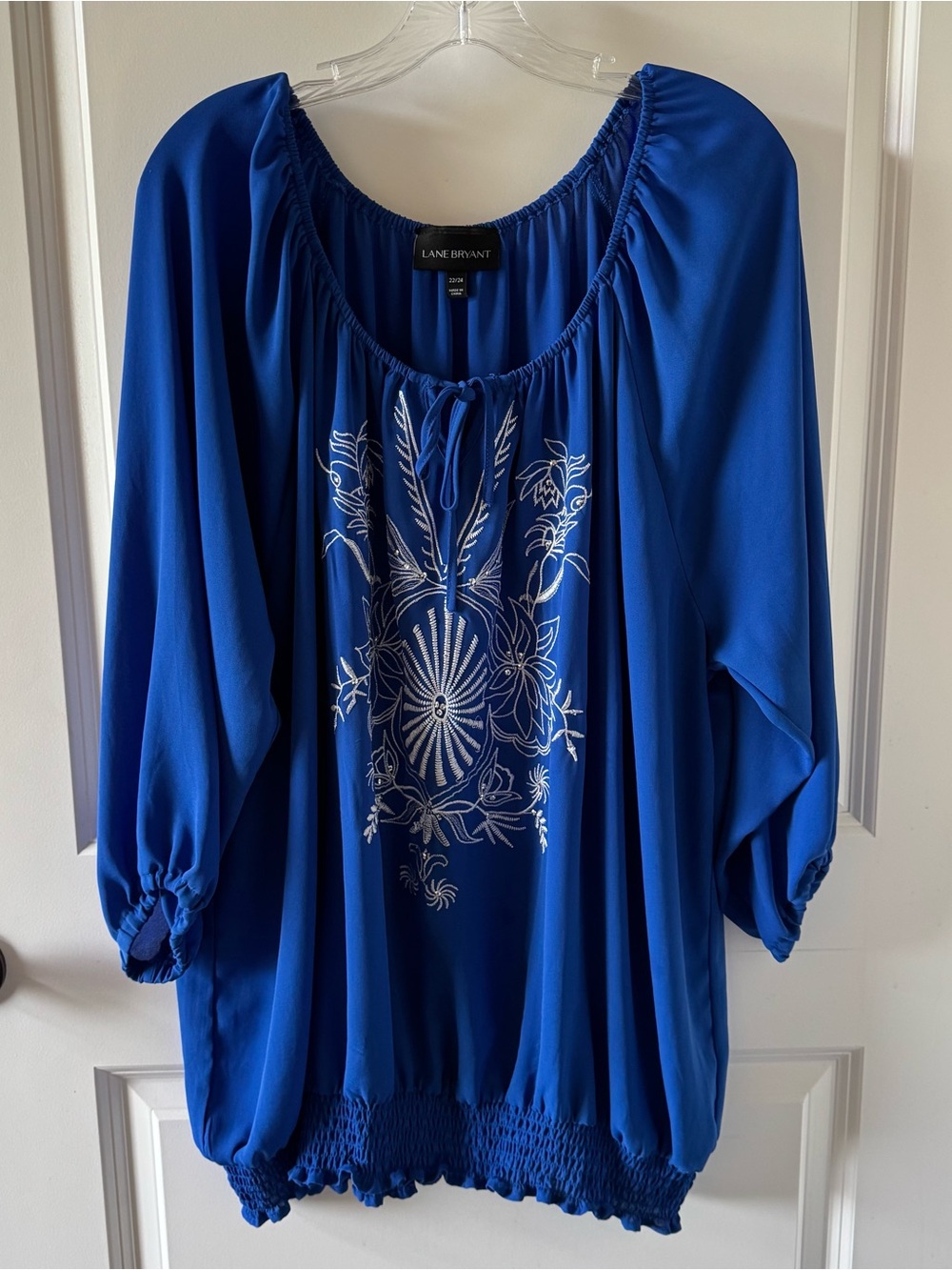 Lane Bryant peasant blouse
